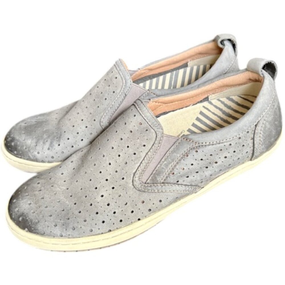 Taos Court Slip-On Perforated Sneakers - Lake Blue - 8.5 - Picture 3 of 9